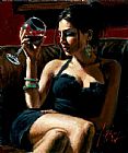 Wine Art for sale - Tess IV by Fabian Perez